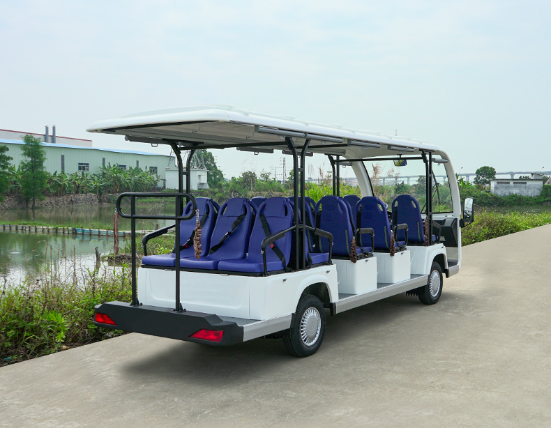 14座公交車座椅電動(dòng)觀光車高爾夫球車酒店景區(qū)樓盤(pán)物業(yè)度假村接待車看房車四輪電瓶車8座11座14座觀光車(圖4)